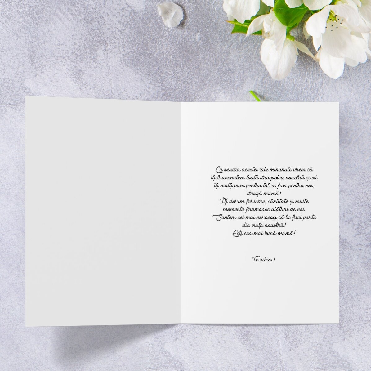 Felicitare personalizată cu o poză și mesaj - Happy birthday wish