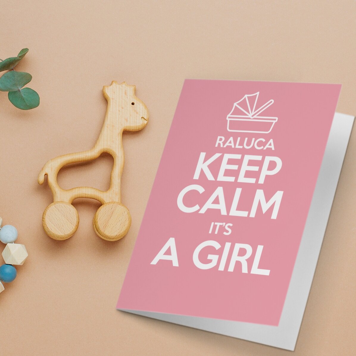 Felicitare personalizată - KEEP CALM IT