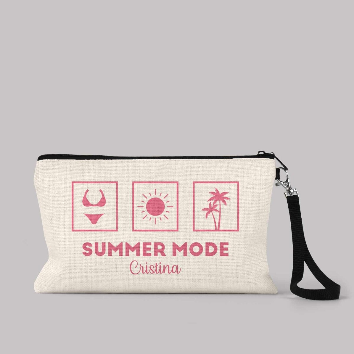 Gentuță pentru accesorii personalizată cu text - Summer Mode