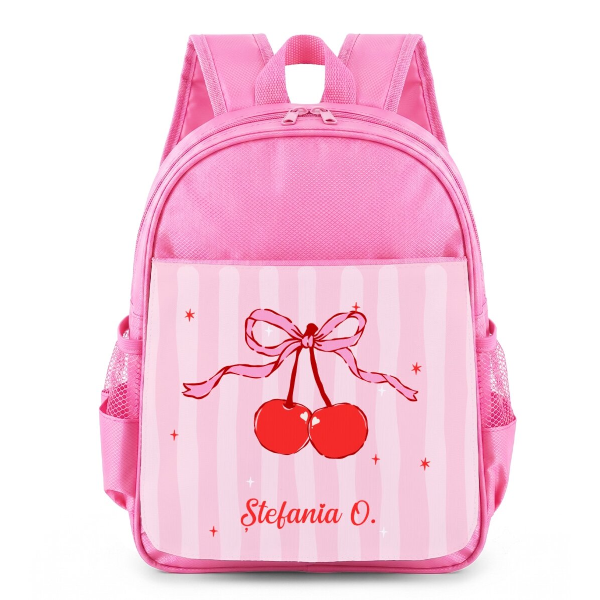 Personalised school bag with name – Bow