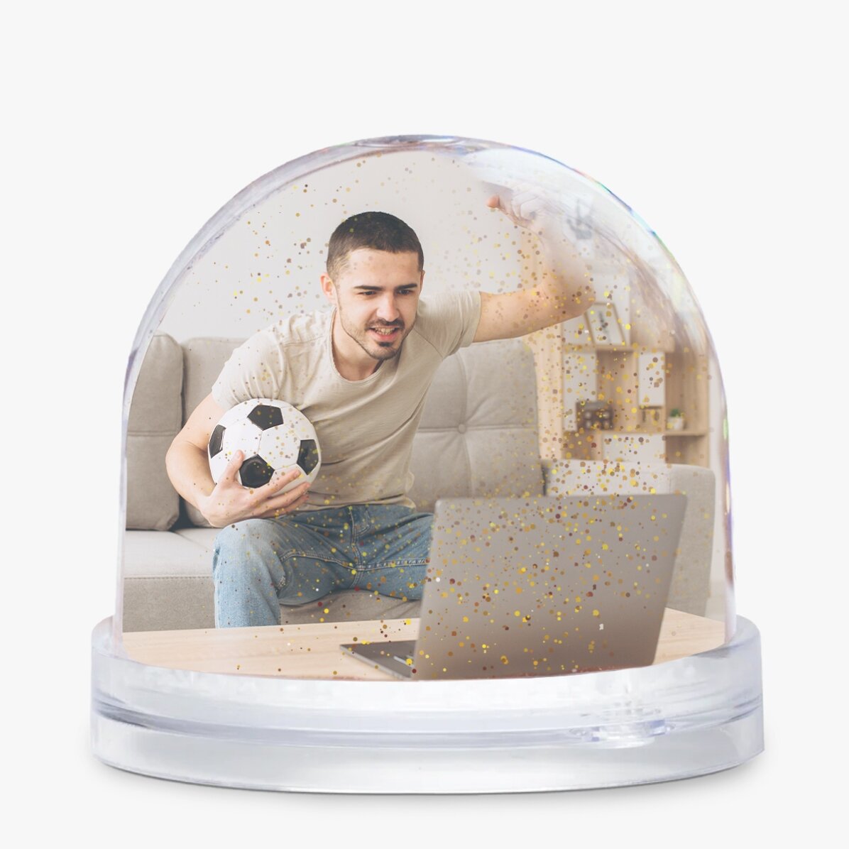 Glob de birou FC Rapid personalizat cu poză și mesaj