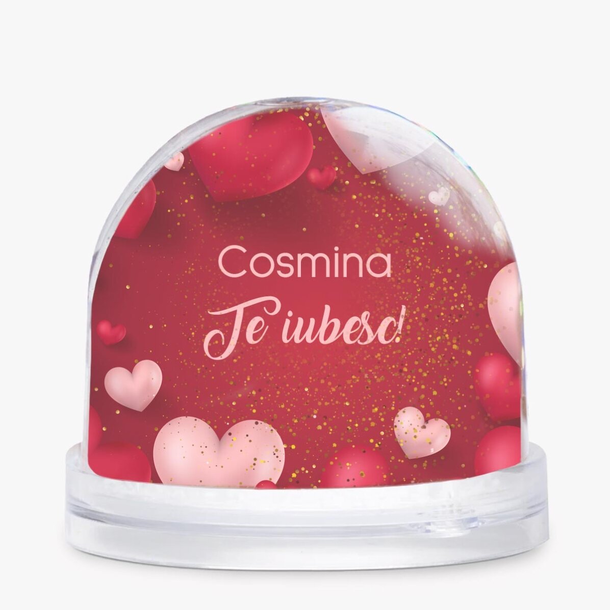 Glob de birou personalizat cu poză și text - Memories