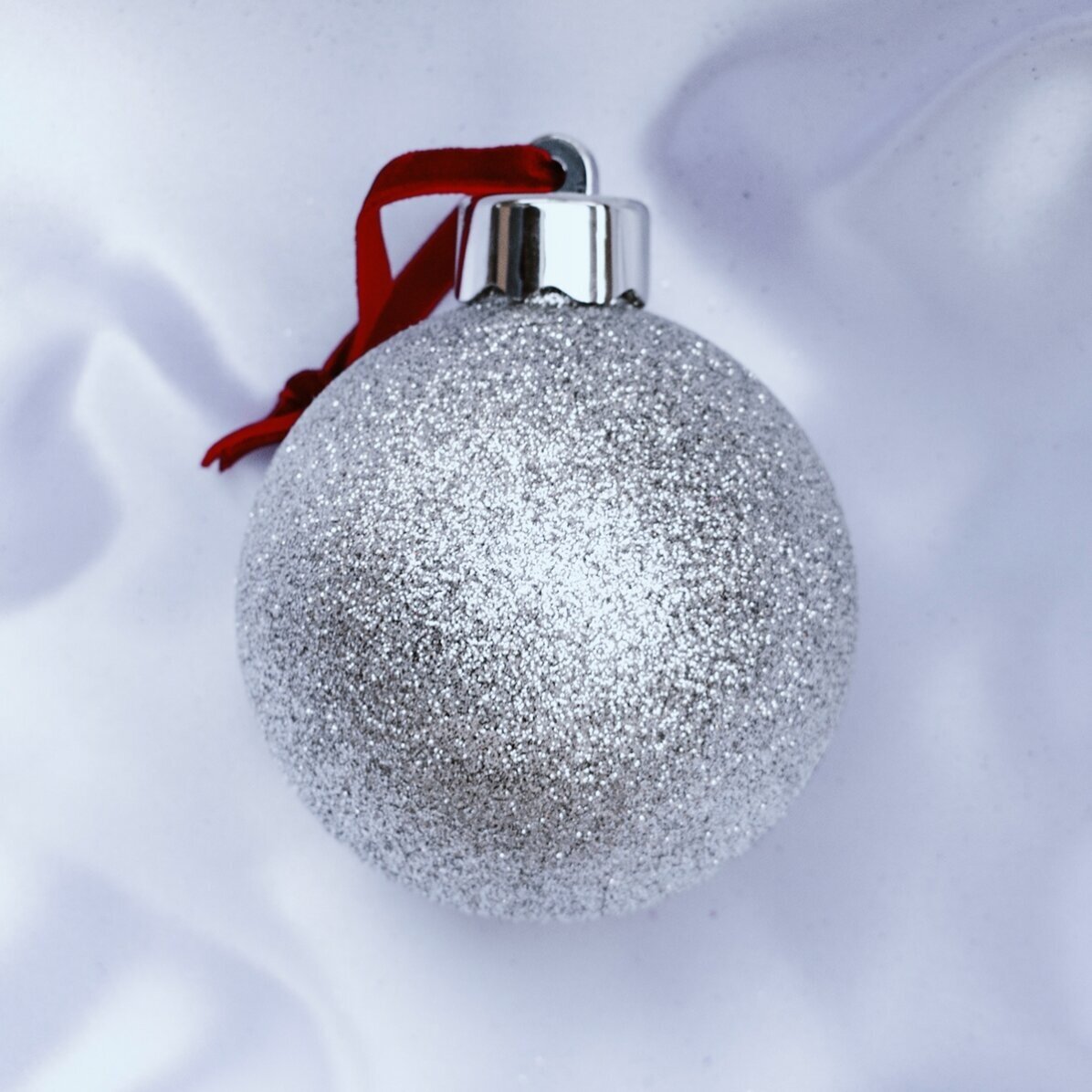 Glob personalizat cu mesaj și o poză - Perechea perfectă de Crăciun