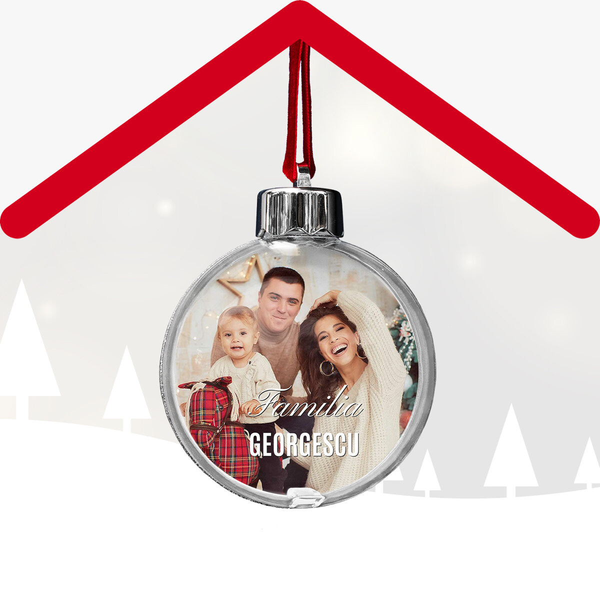 Personalised Christmas baubles
