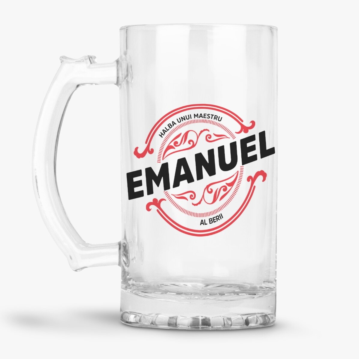 Halbă de bere personalizată cu numele tău