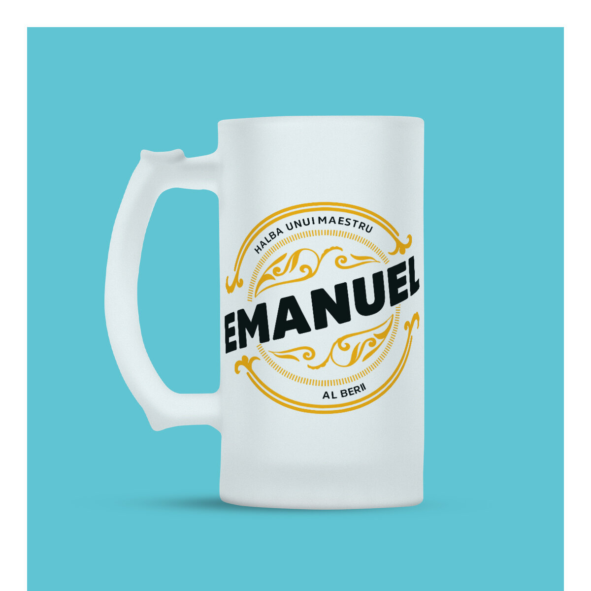 Personalised beer mugs