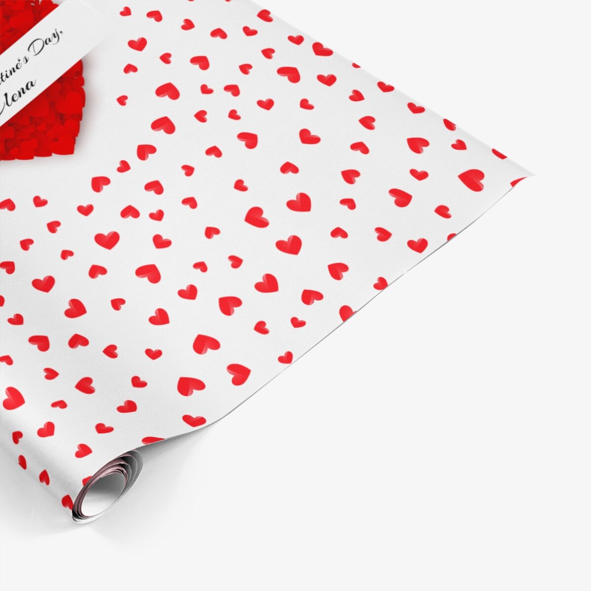 Hârtie de împachetat cadouri personalizată - Love is in the air