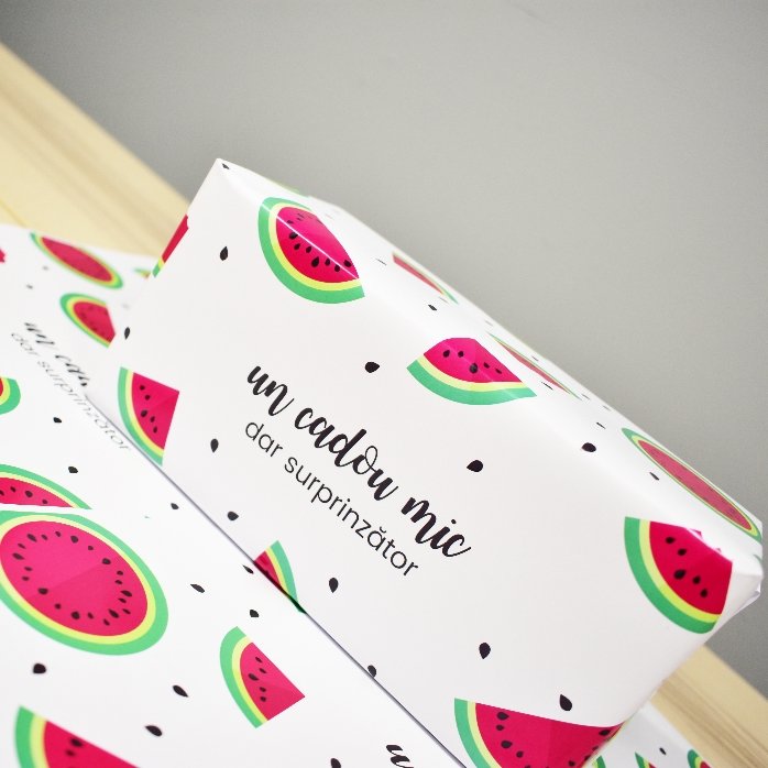Hârtie de împachetat cadouri personalizată - Pepeni