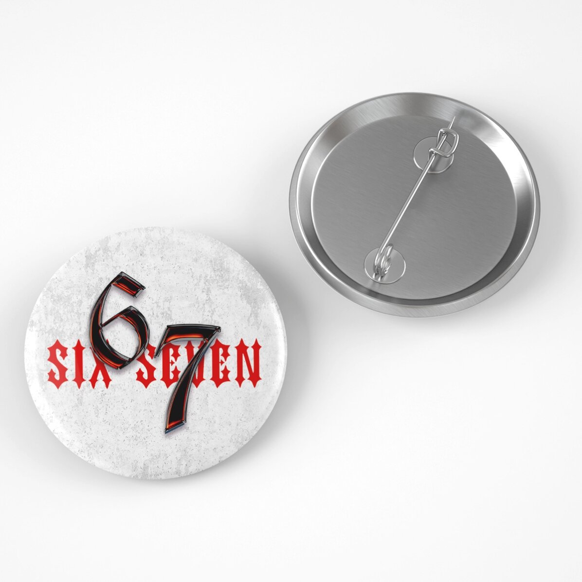 Insignă personalizată cu nume - 67 Six Seven Trap