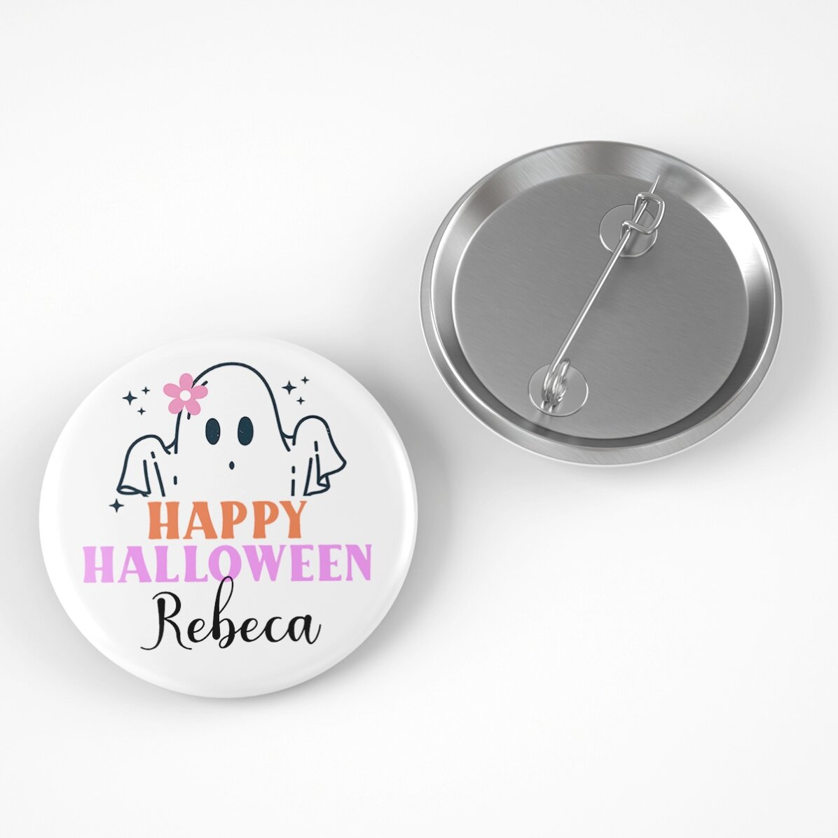 Insignă personalizată cu nume - Cute halloween