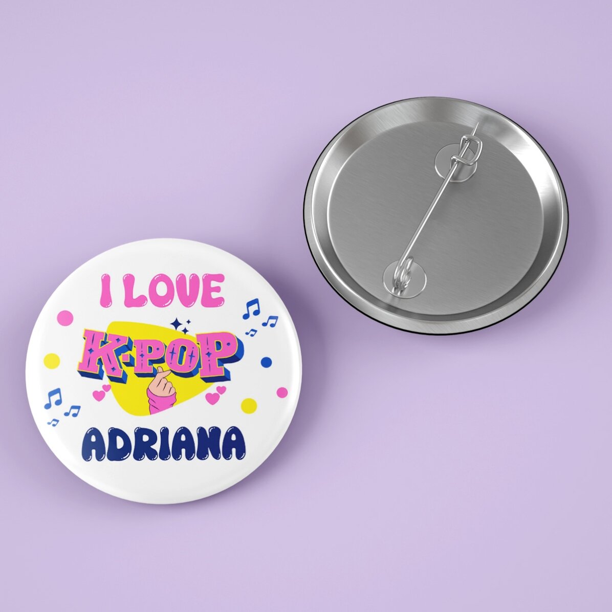 Personalised name badge – K-pop