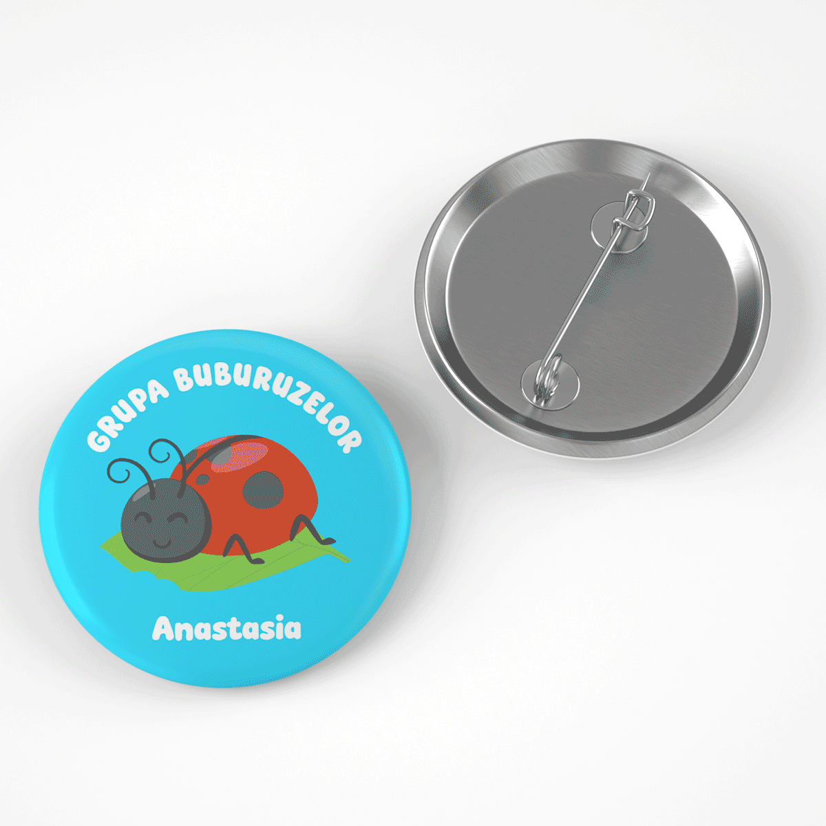 Personalised name badge for nursery school