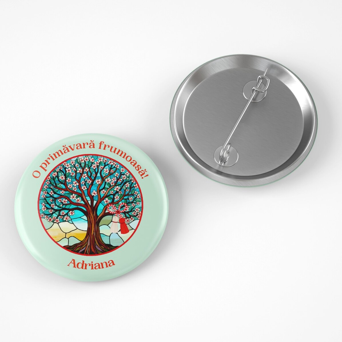 Personalised badge with name - Tree of Life