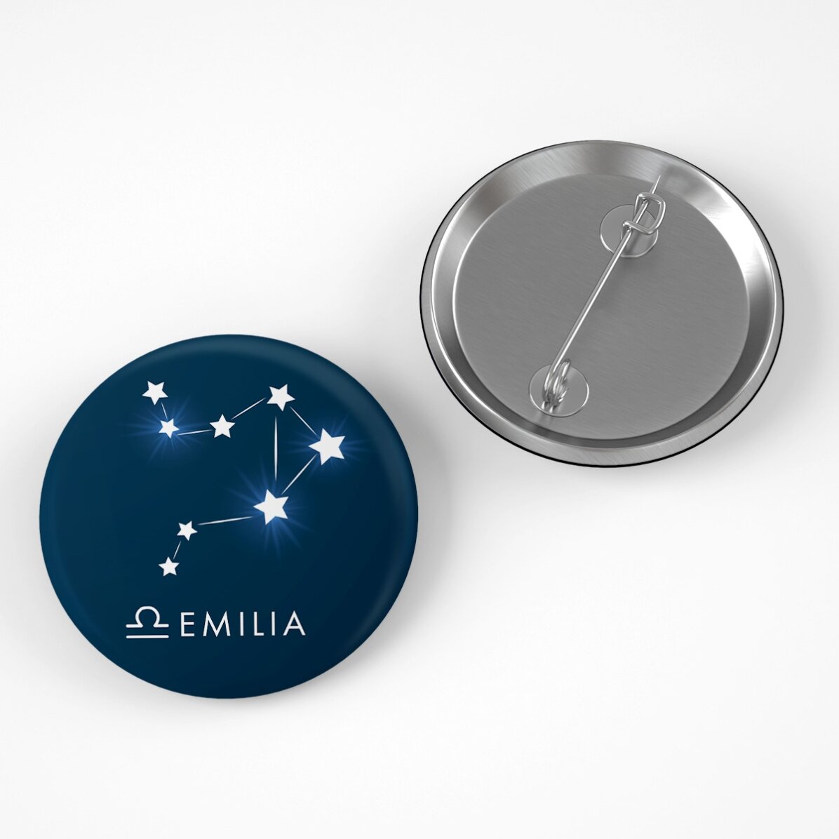 Insignă personalizată cu nume - Zodia Balanță