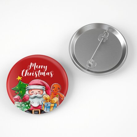 Insignă personalizată cu text - Christmas