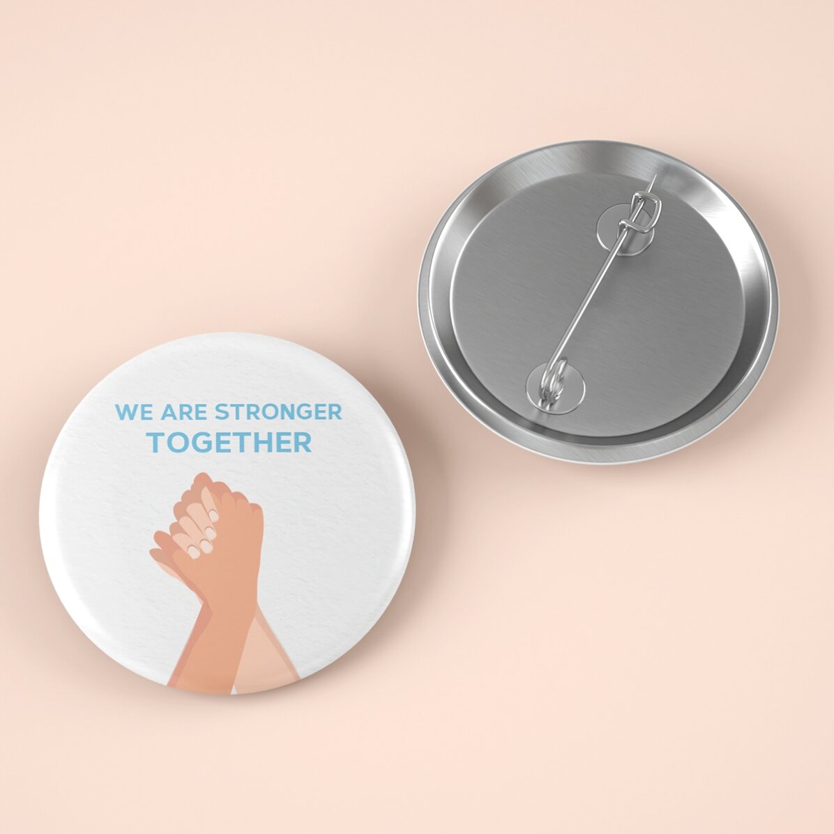 Insignă personalizată cu text - Together