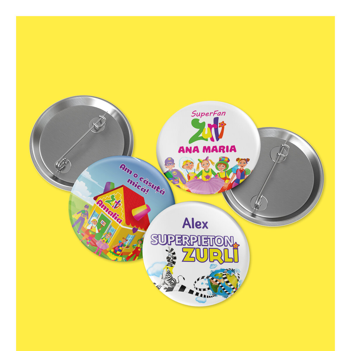 Personalised badges under official licence from Gasca Zurli