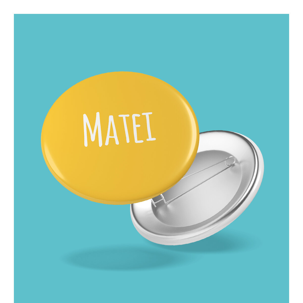 Customised metal badges