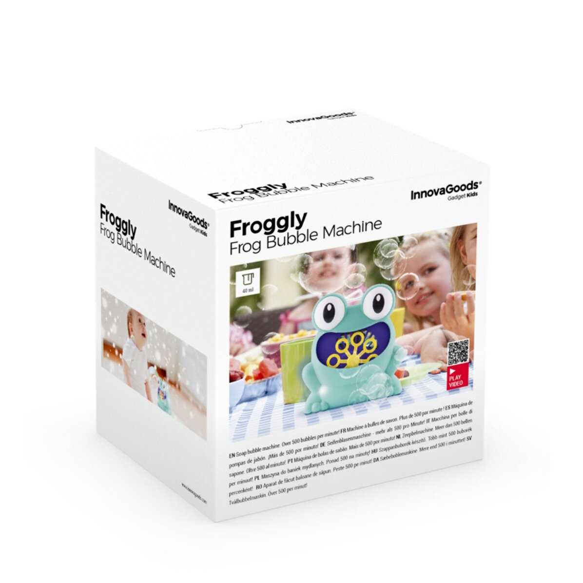 Toy brooch with balloon diffuser