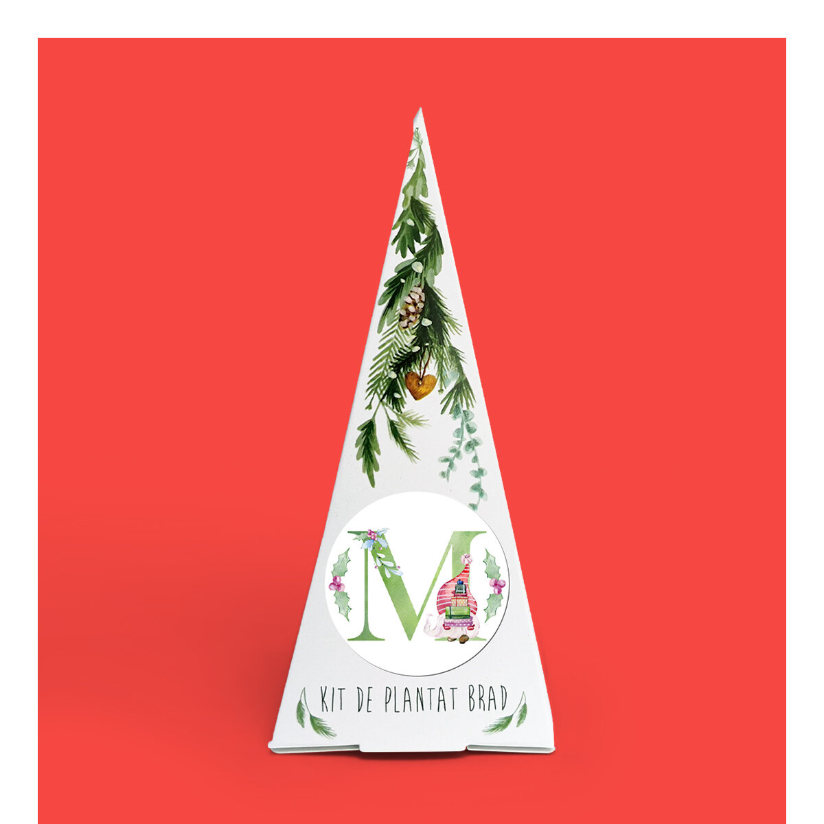 Personalised kits for planting a Christmas tree