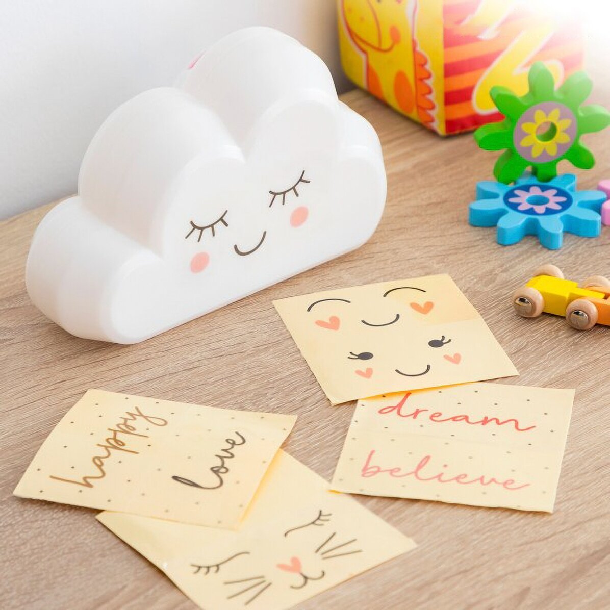 Lampă de veghe cu proiector - Norișor