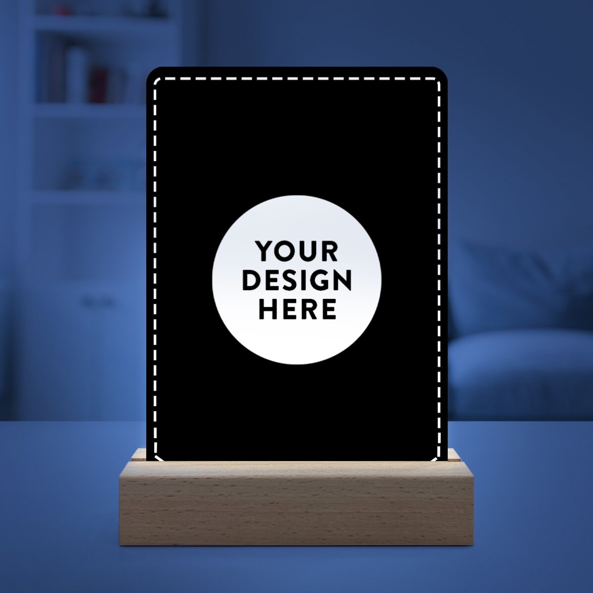 Lampă veghe LED personalizată cu grafica ta