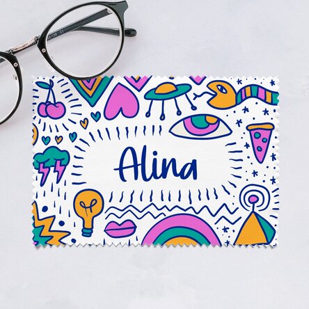 Lavetă personalizată pentru curățare ecrane/ochelari - Creative 