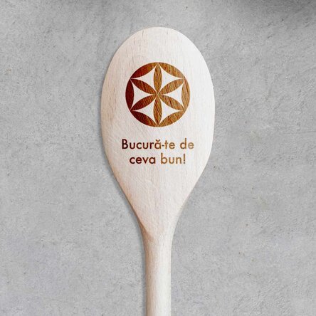 Lingură de lemn personalizată - De Maramu