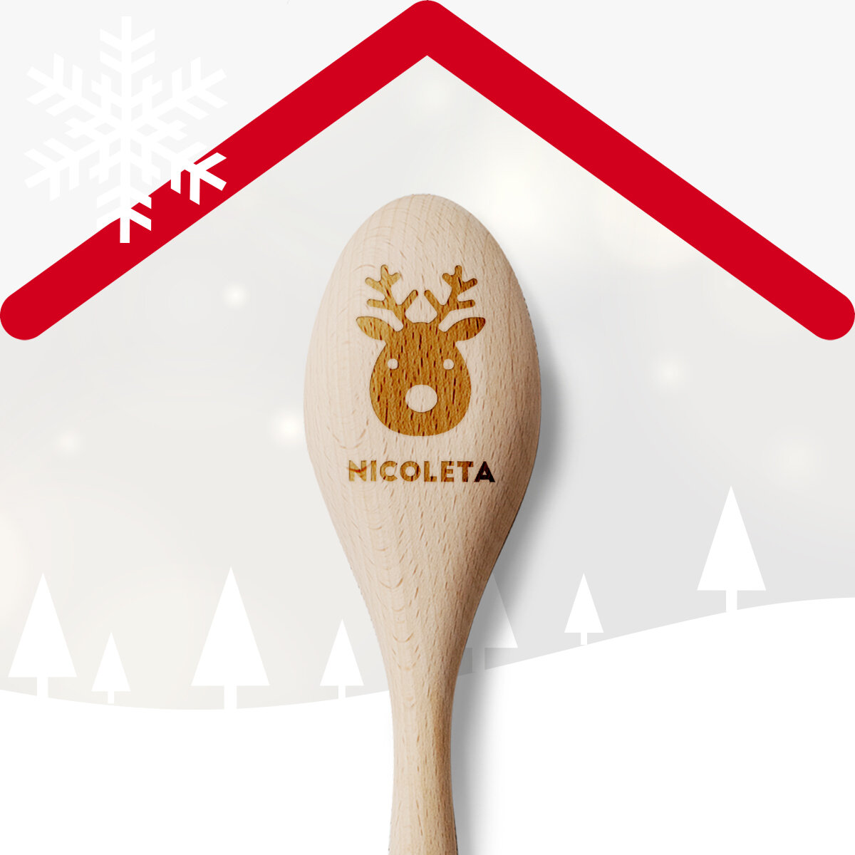 Linguri și furculițe de Crăciun