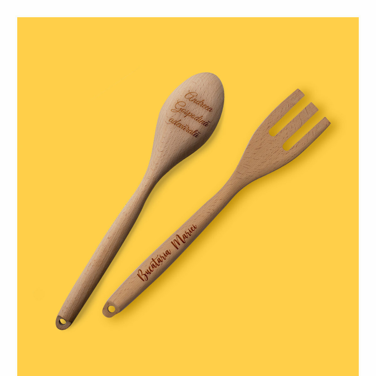 Personalised spoons and forks