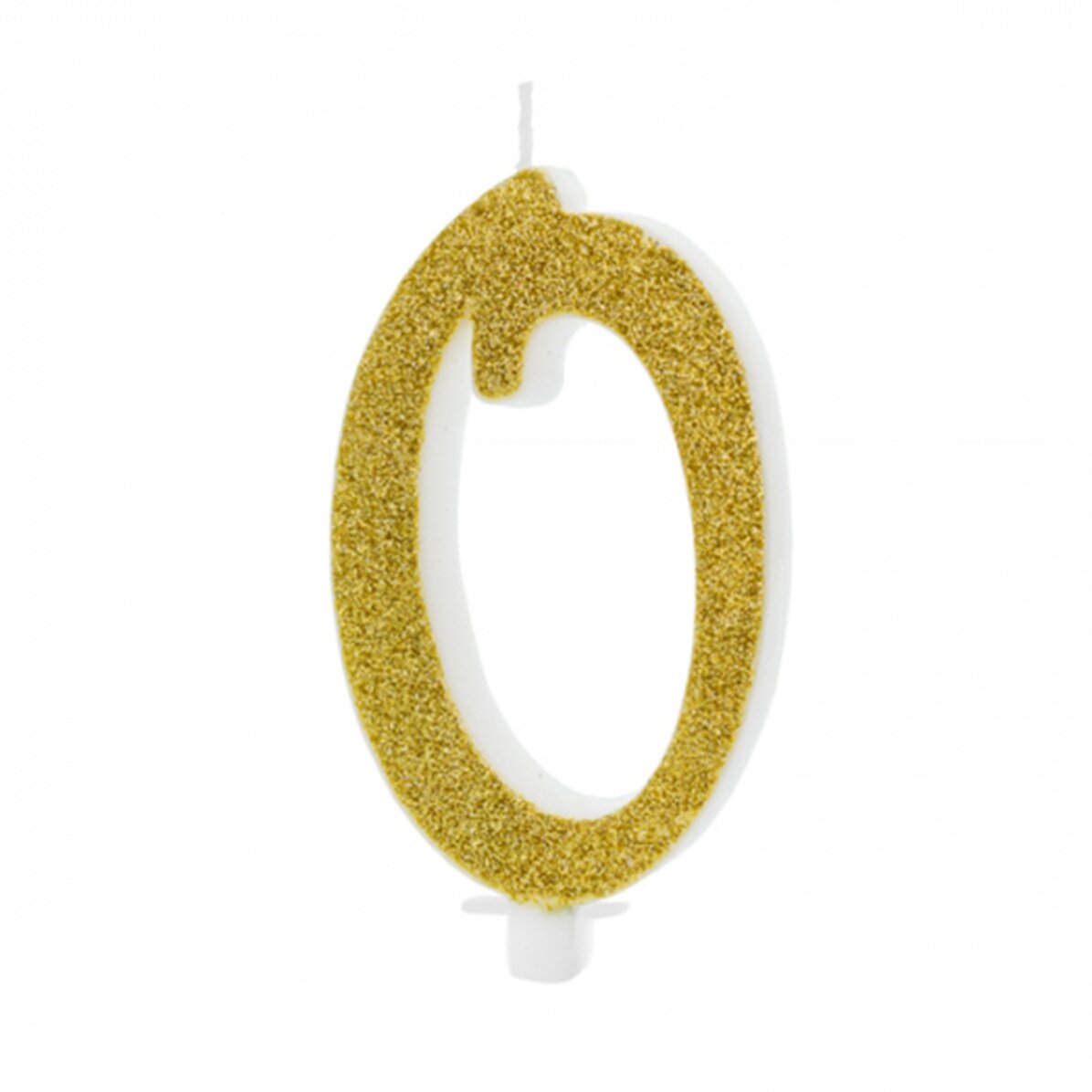 Lumânări pentru tort - Cifre aurii 10cm