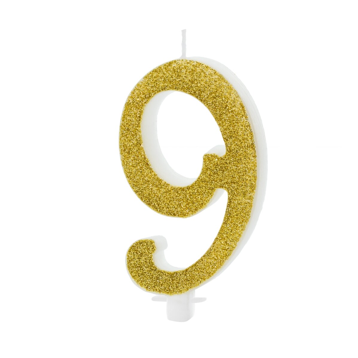 Lumânări pentru tort - Cifre aurii 10cm