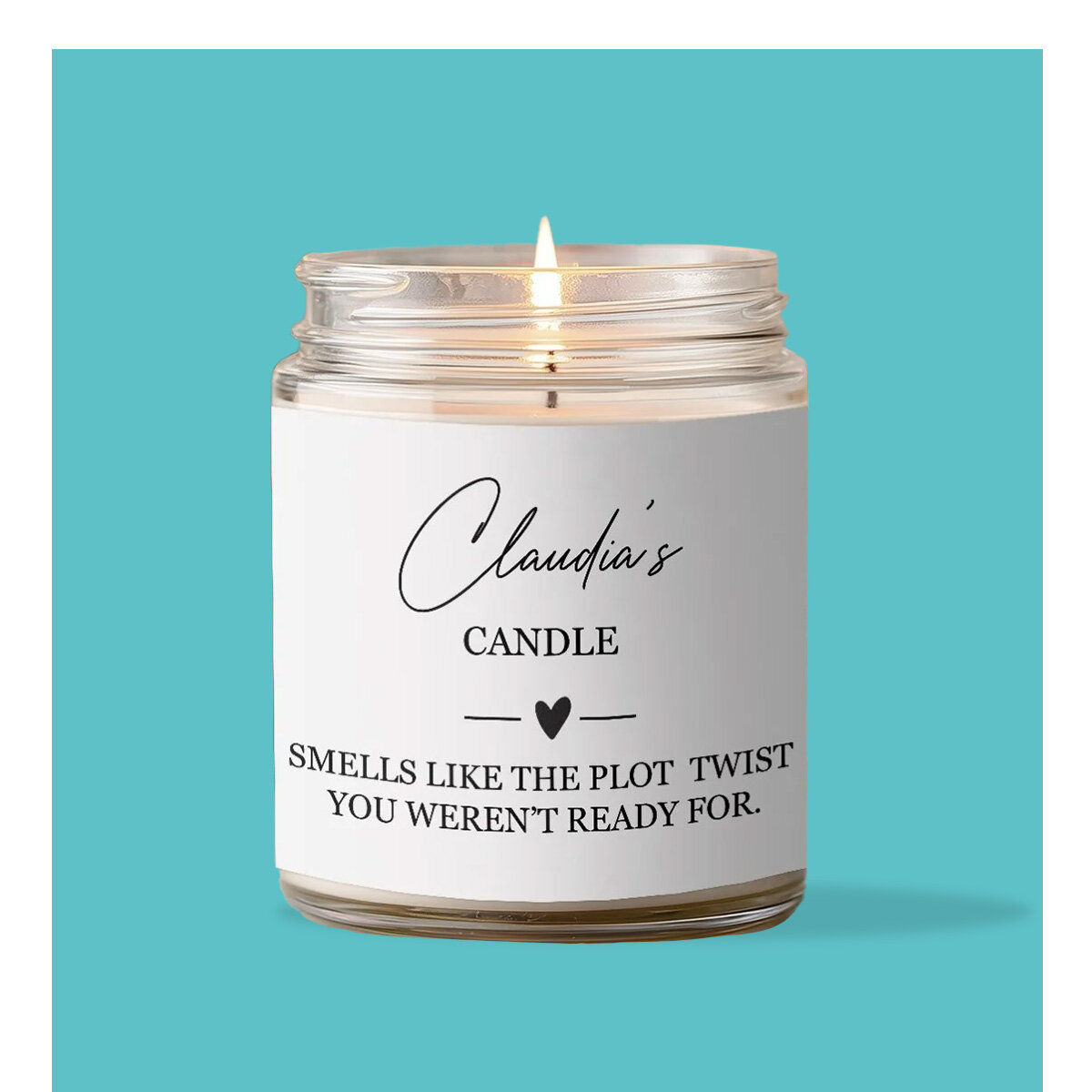 Personalised candles