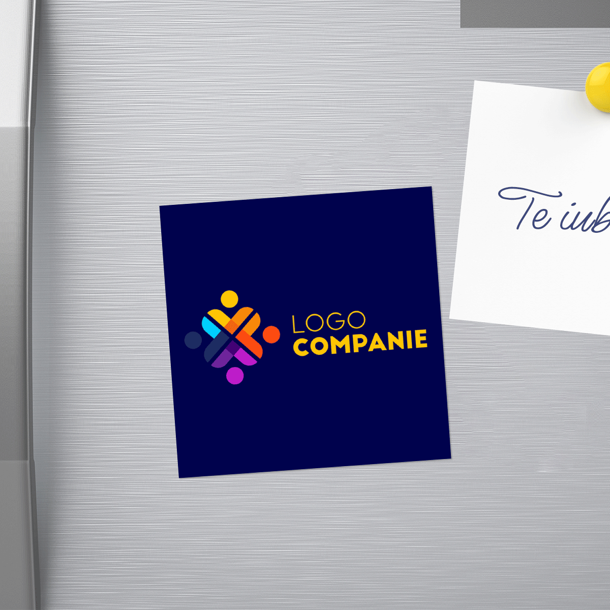 Magnet 10x10 personalizat cu logo