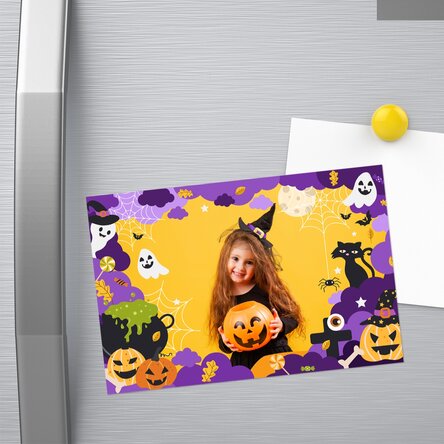 Magnet 15x10 cm personalizat cu poză - Halloween