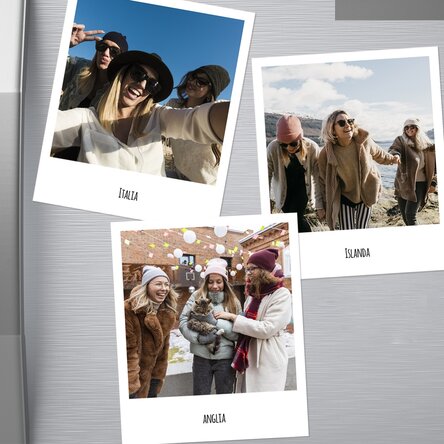 Magneți Foto - set de 8 bucăți format polaroid 10x12cm