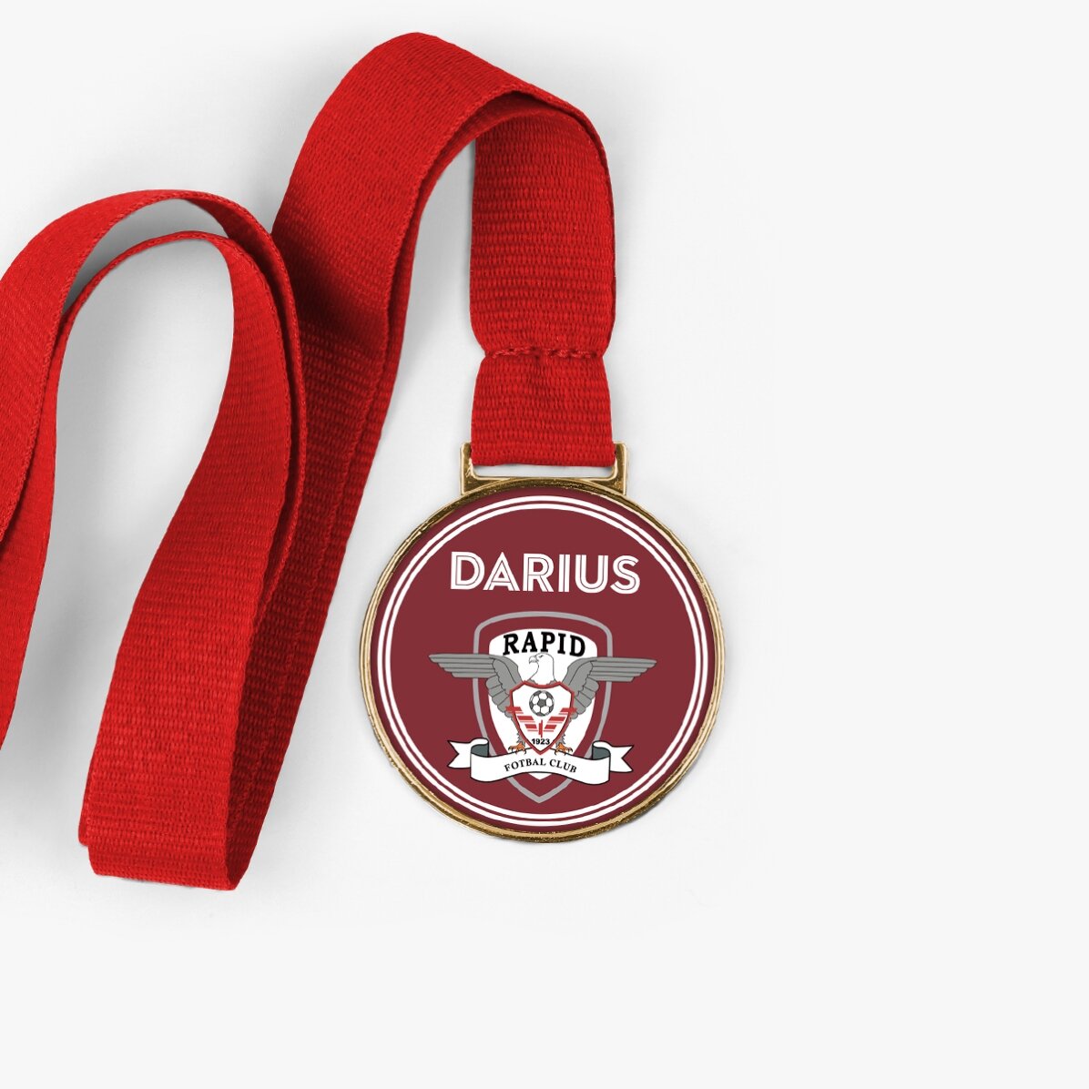 Medalie FC Rapid personalizată cu nume