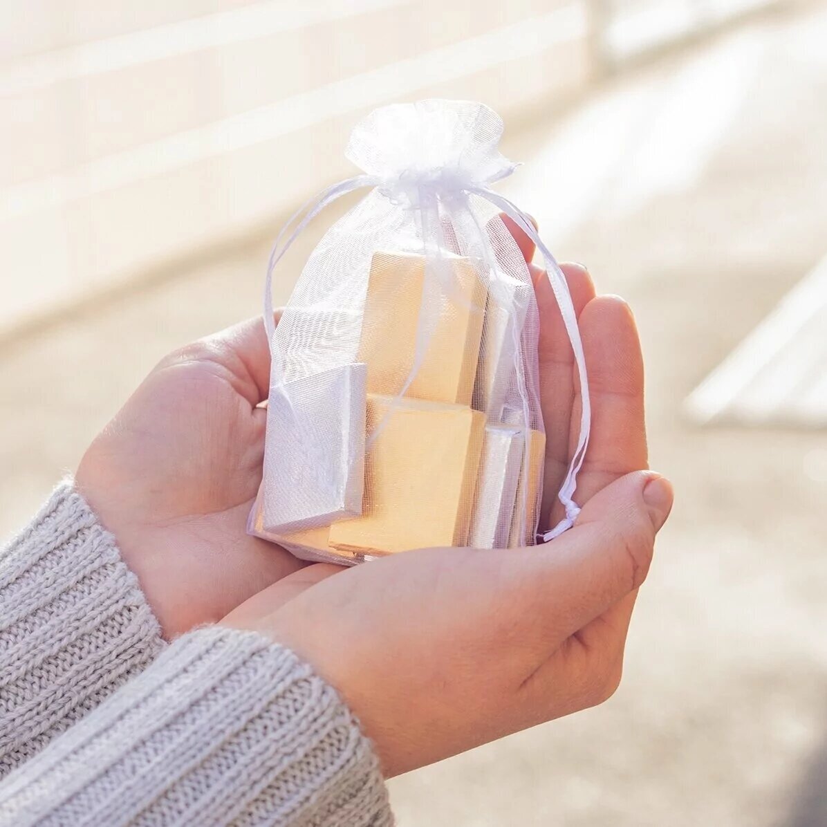 Mini ciocolată personalizată cu mesaj - Ghiocel