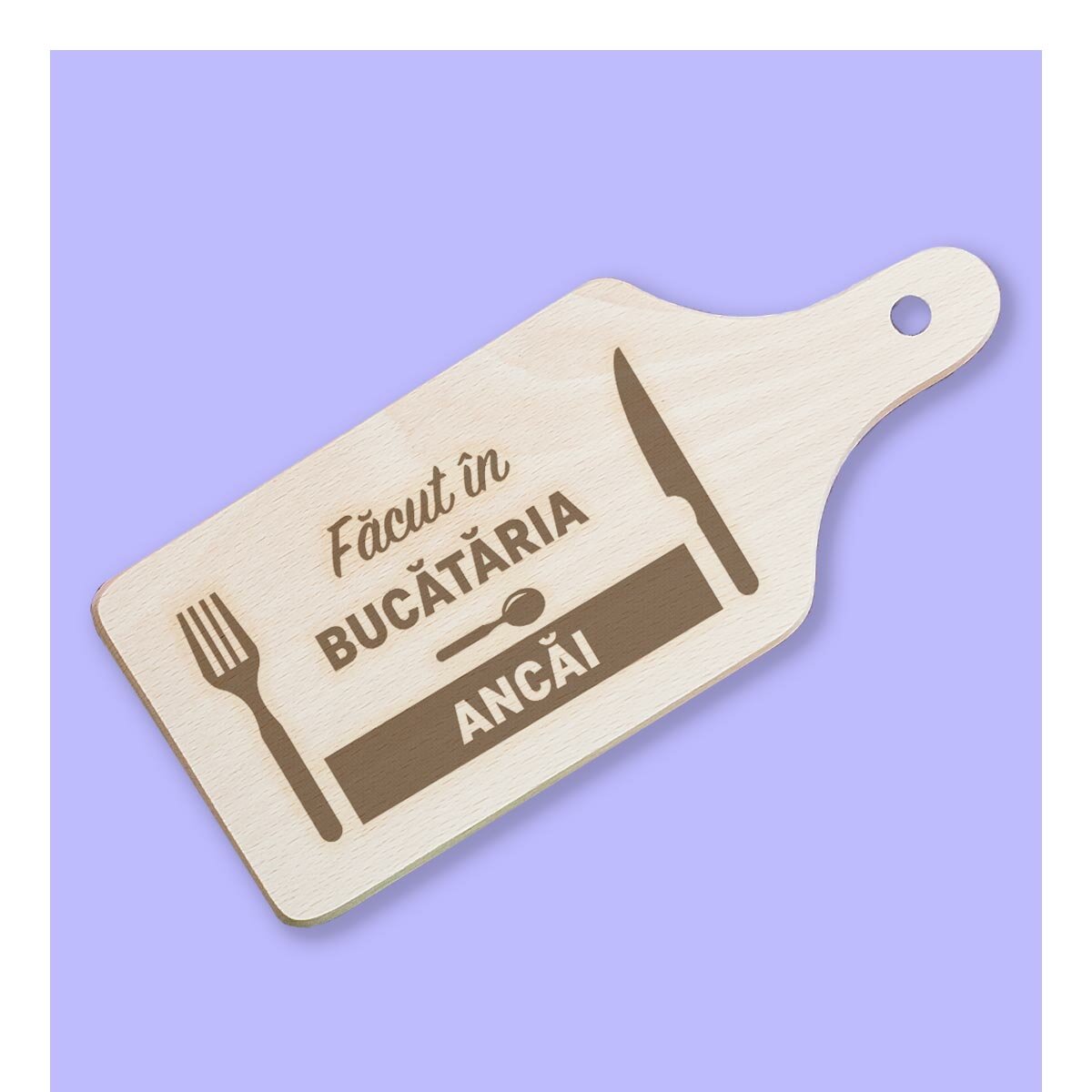 Personalised mini chopping boards