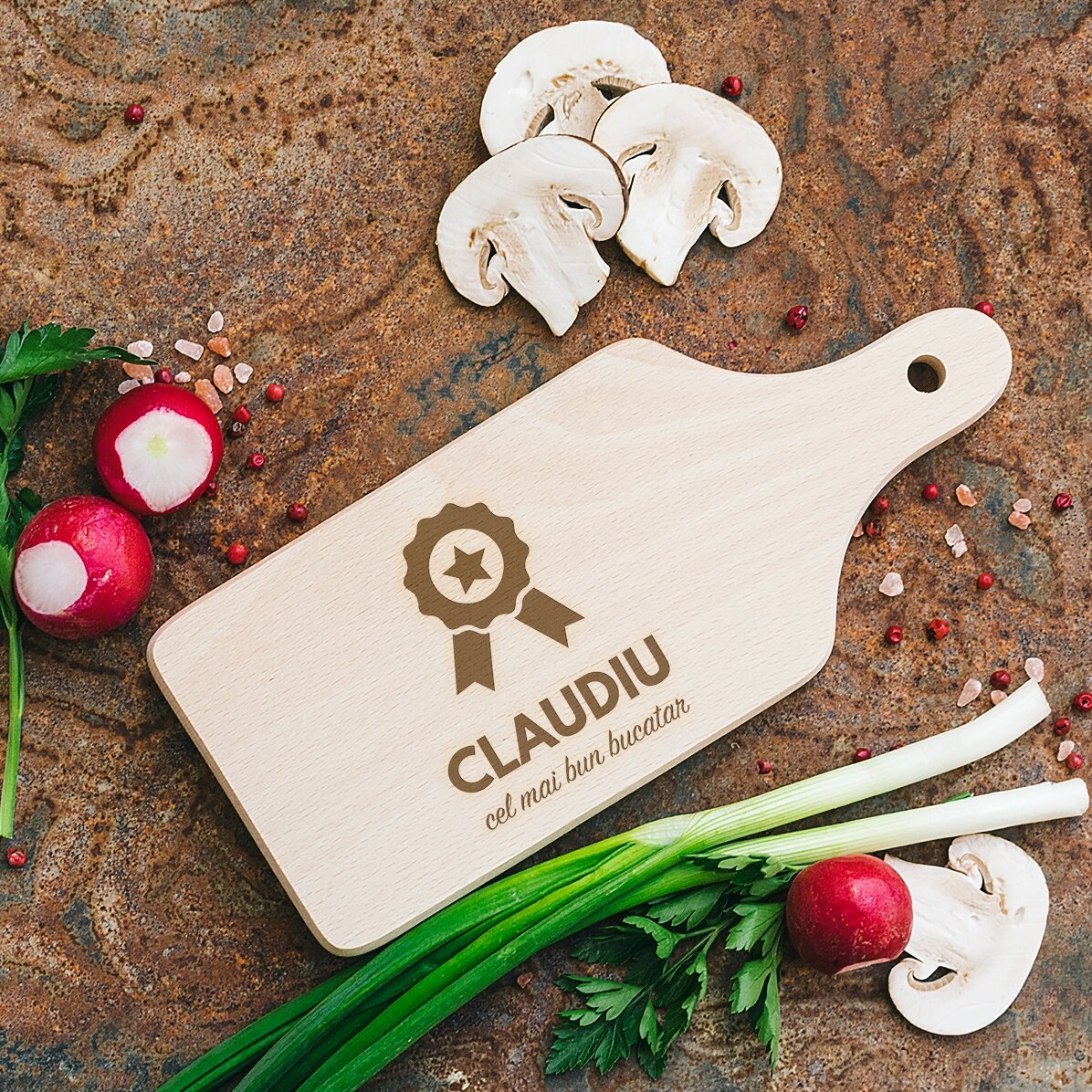 Mini tocător personalizat - Cel mai bun bucătar