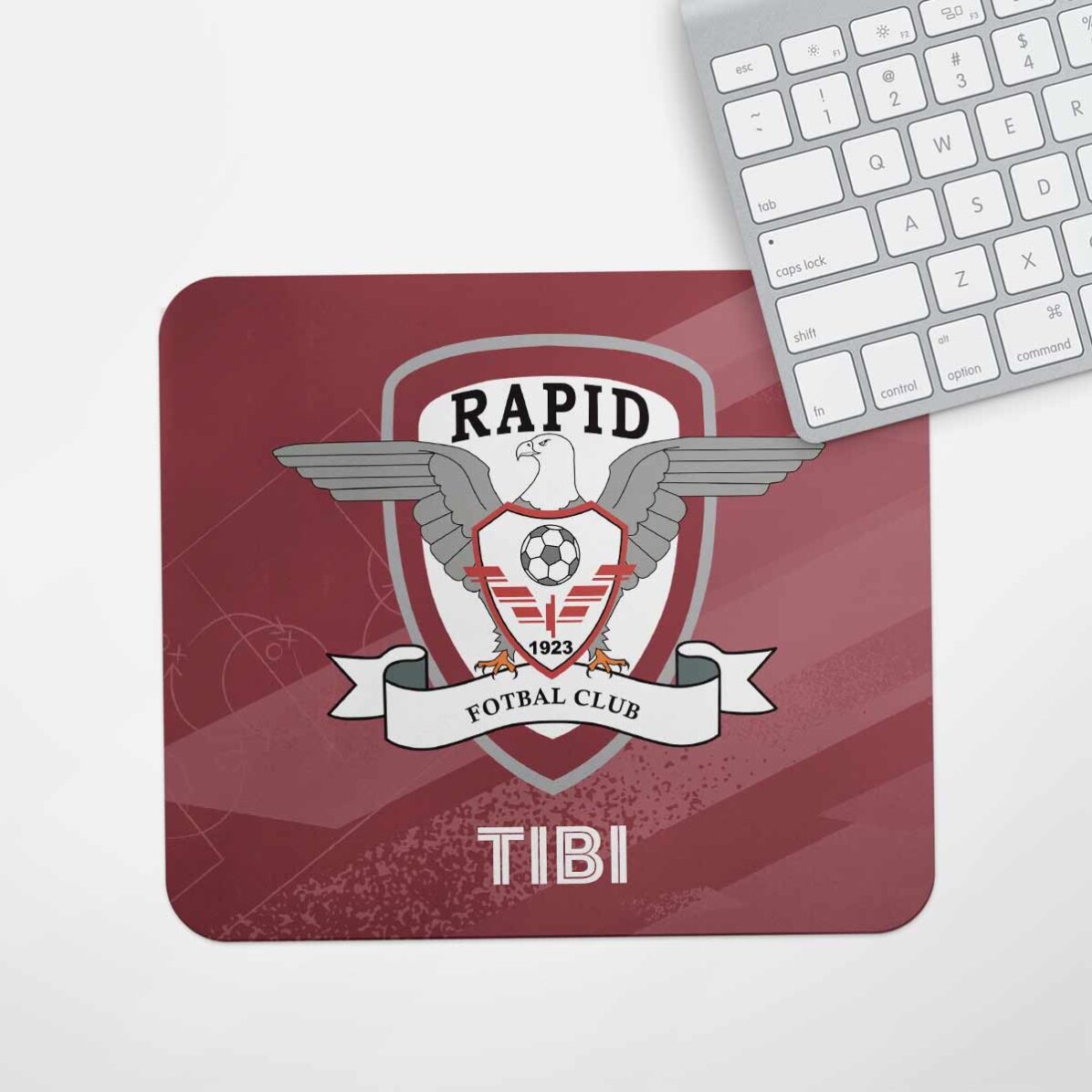 Mouse pad FC Rapid personalizat cu text