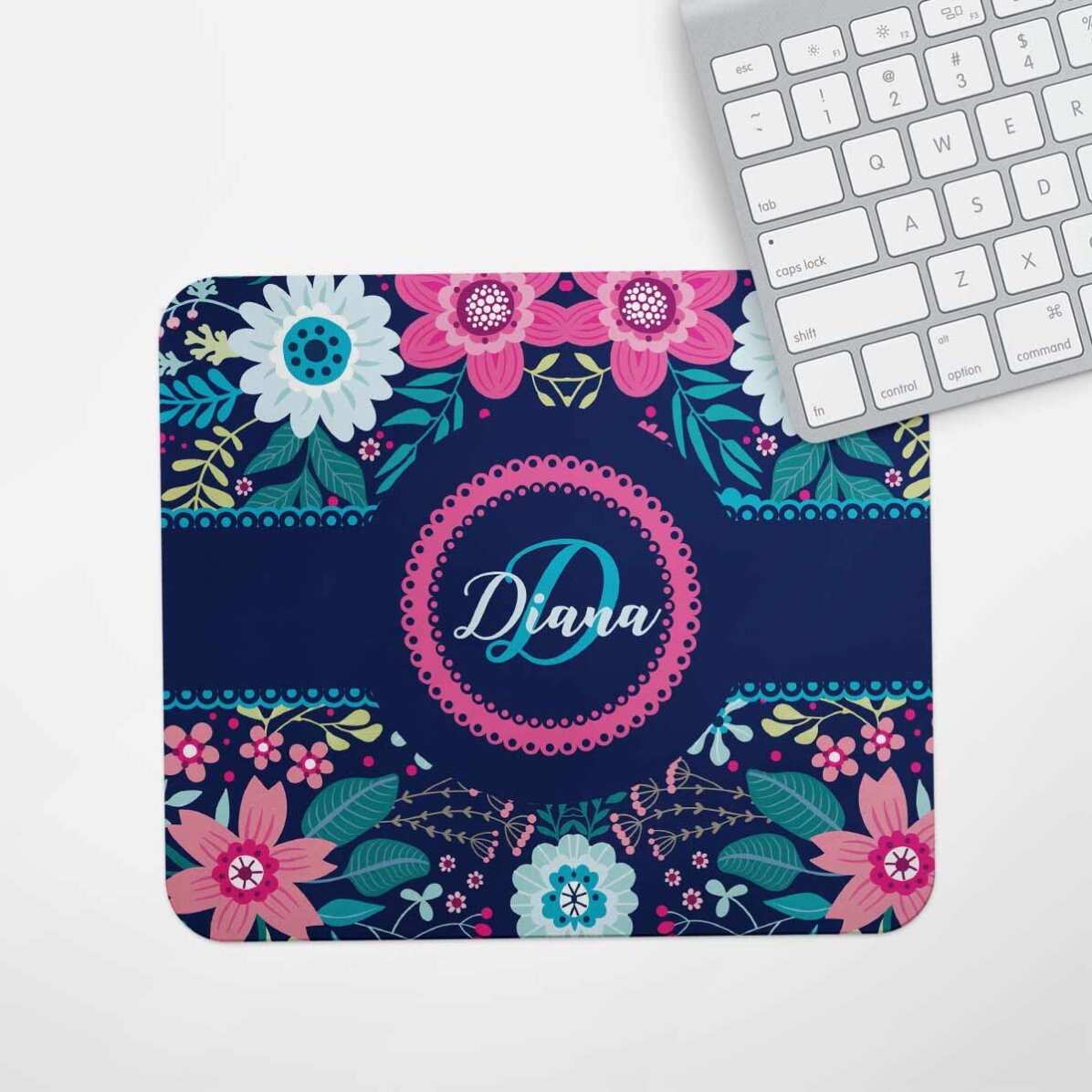 Mouse pad personalizat cu inițială și nume