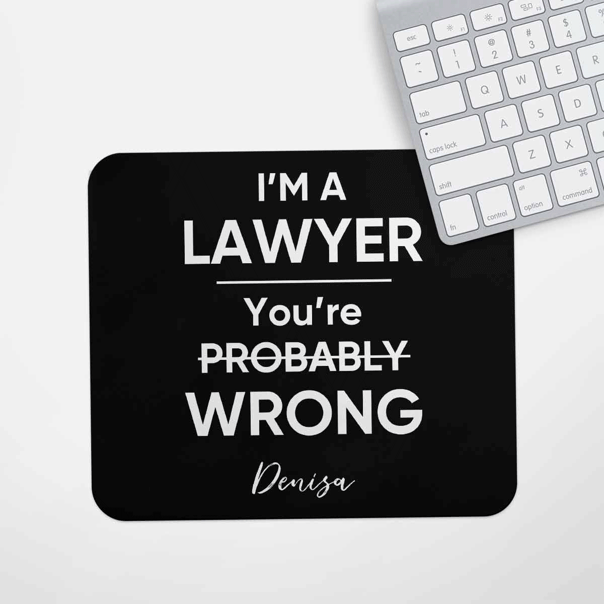 Mouse pad personalizat cu mesaj pentru Avocat
