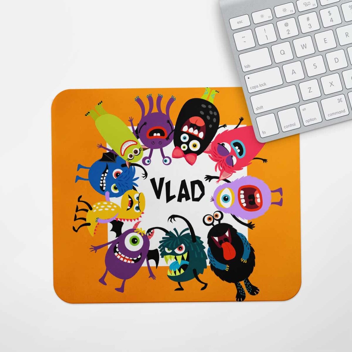 Mouse pad personalizat cu text - model Halloween