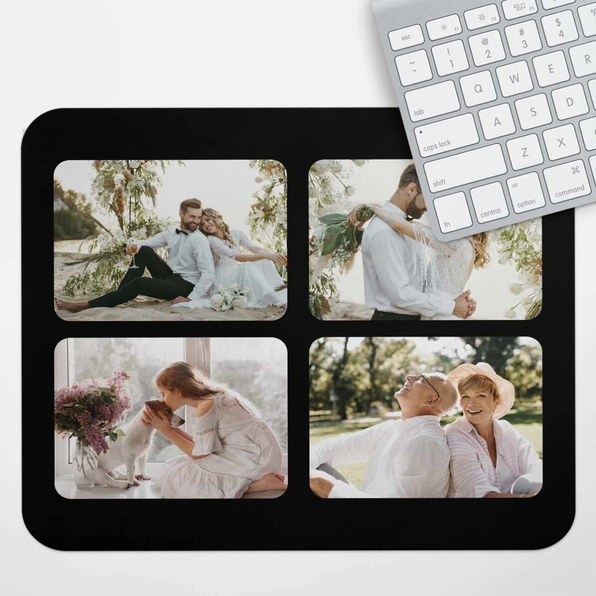 Mouse pad XL personalizat cu 4 poze