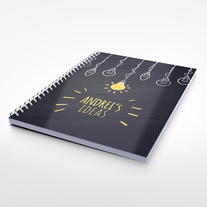 Notebook personalizat - Bright Ideas
