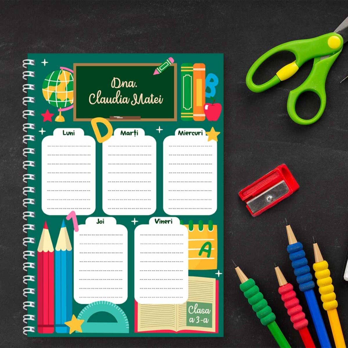 Notebook personalizat cu text - Profesor