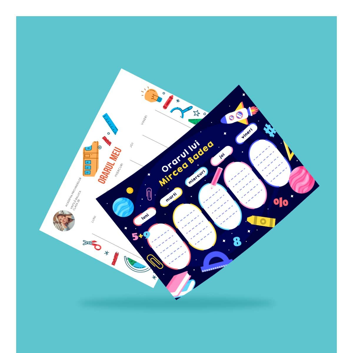 Customised timetables