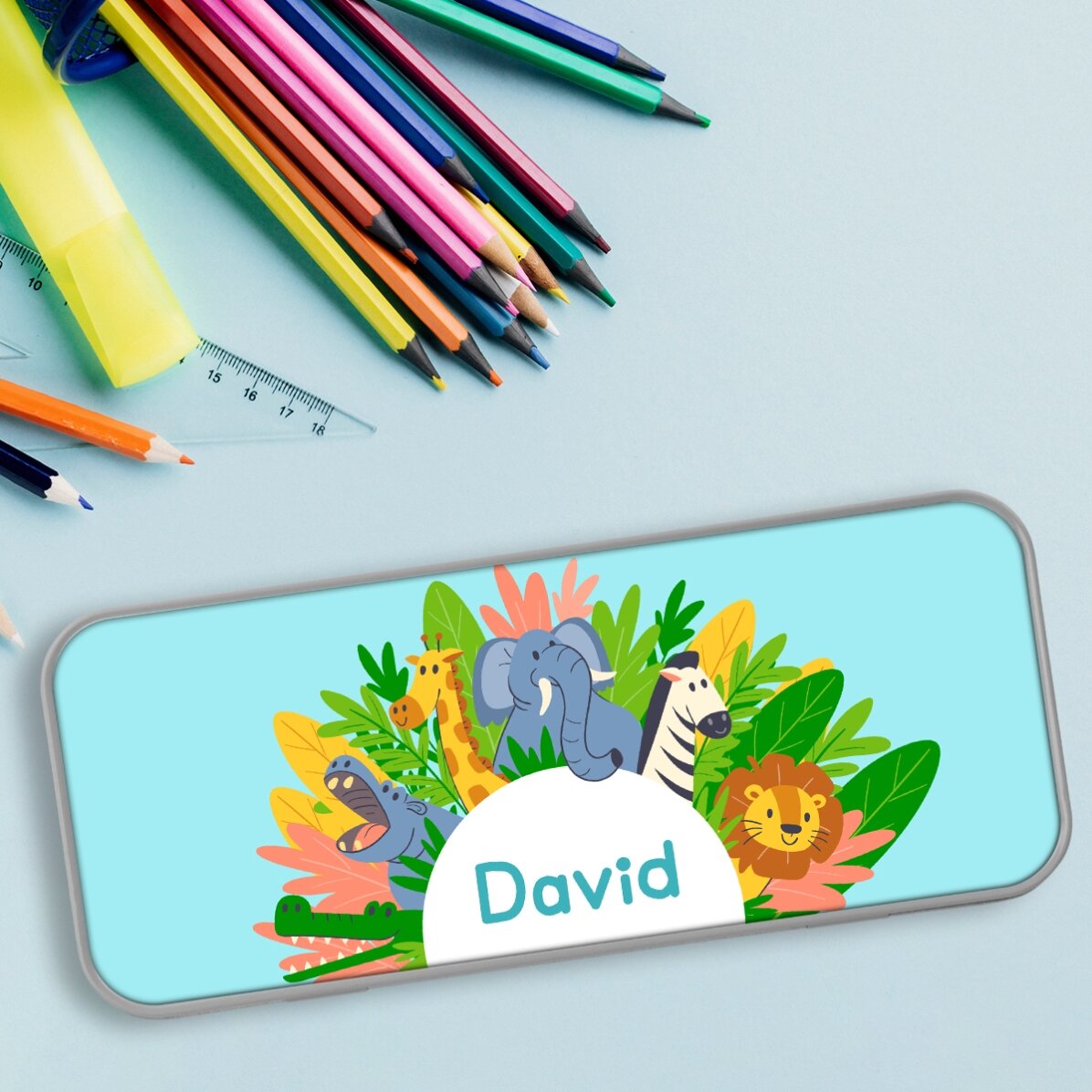 Penar personalizat cu text - Animals