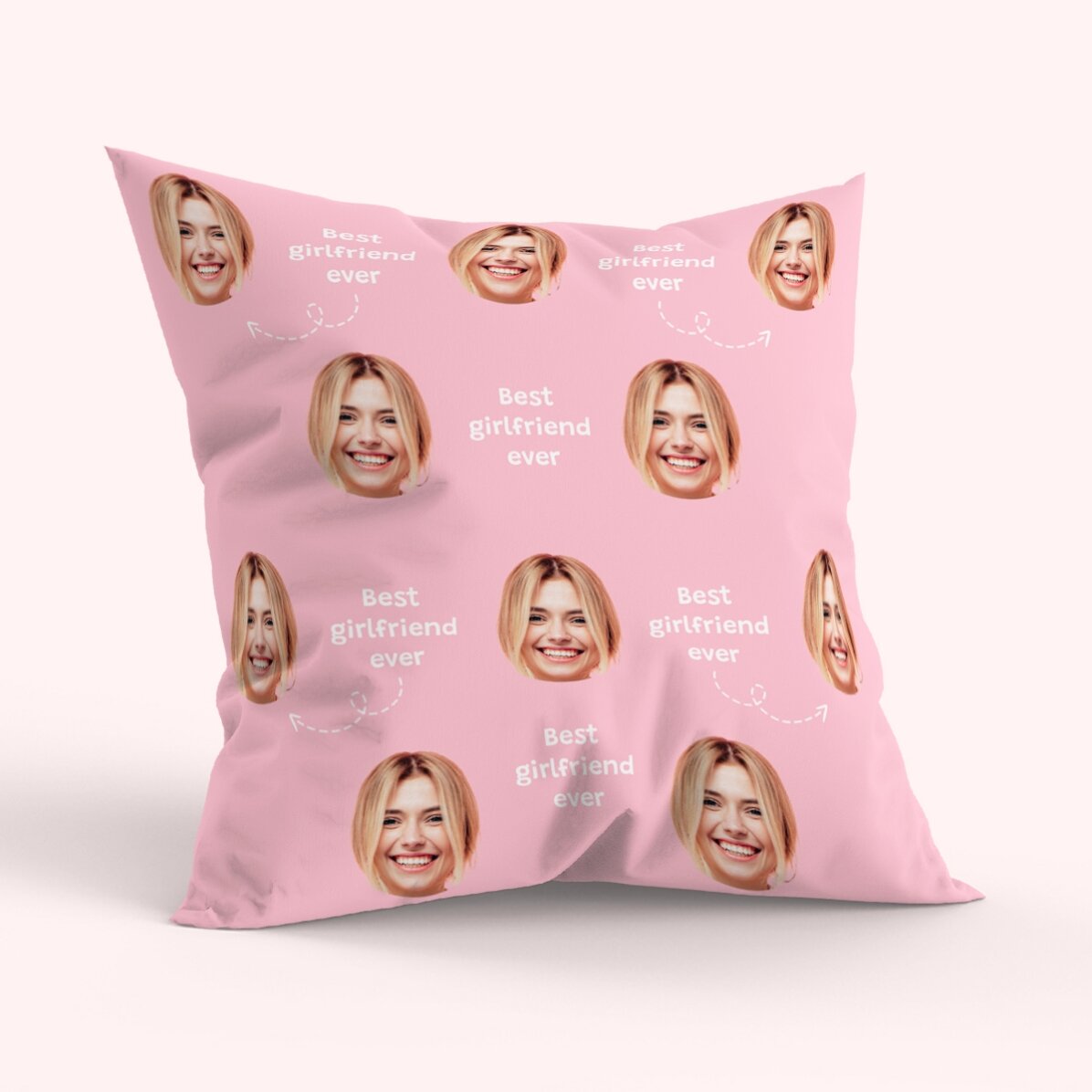 Pernă personalizată cu 10 poze față-verso - Girlfriend